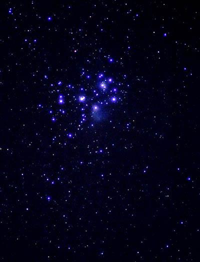 l'amas des pleiades